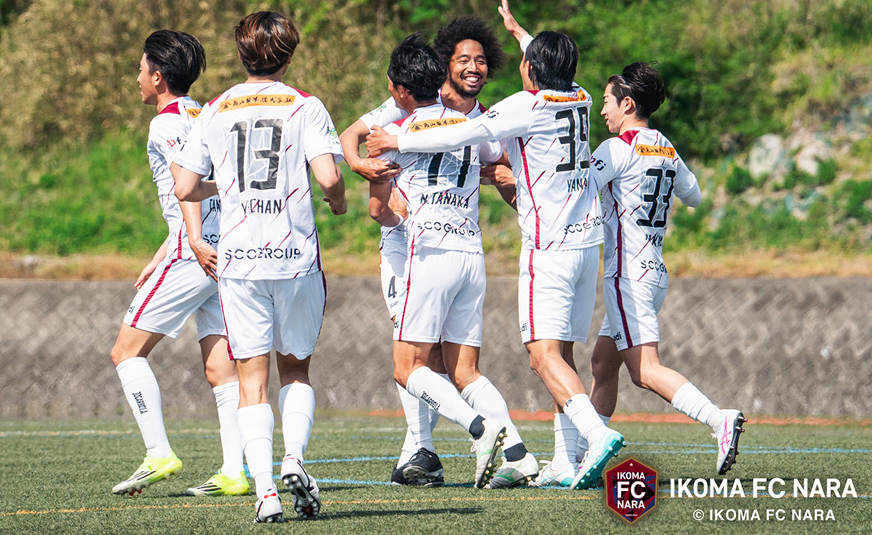 DF伊勢渉がクラブ史上リーグ戦初ゴールGET！1-0と全員で戦ったIKOMA FC 奈良がリーグ戦初勝利を飾る